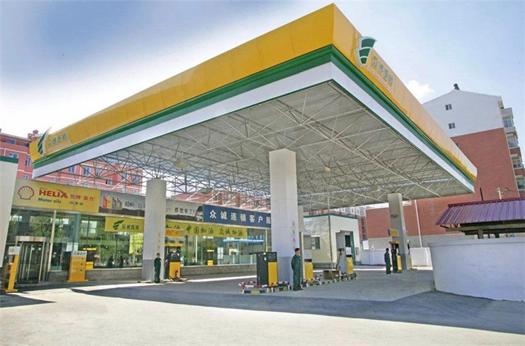 华蓥加气站钢结构网架案例7